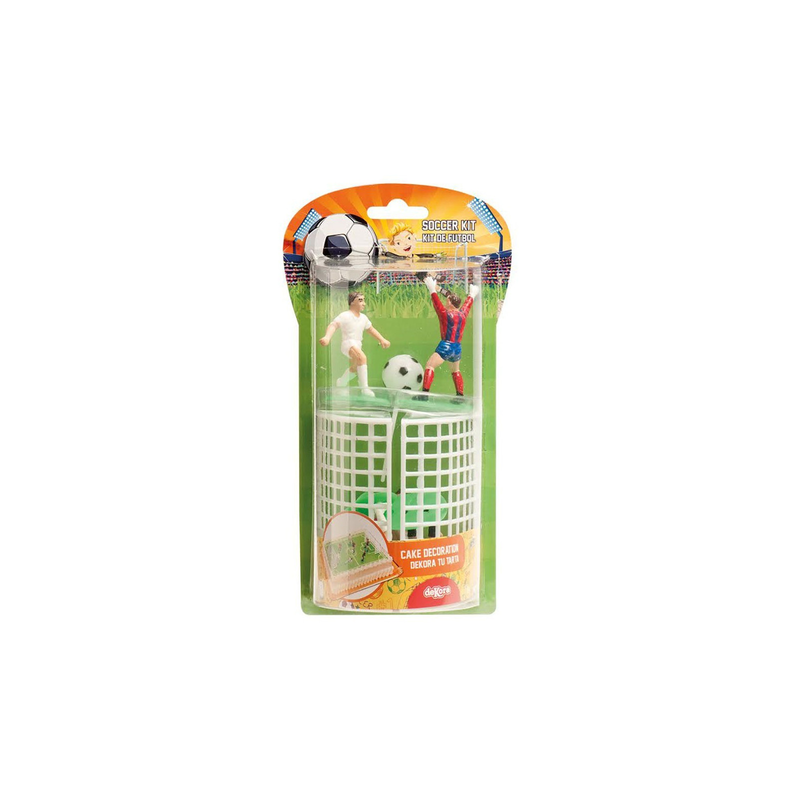 Figure di calcio per decorazione della torta