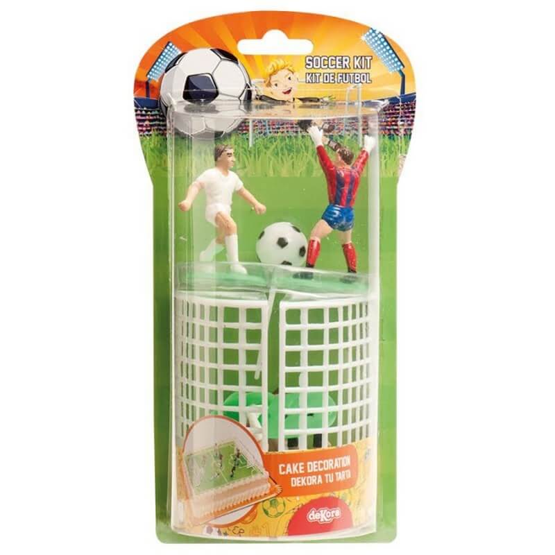 Figure di calcio per decorazione della torta