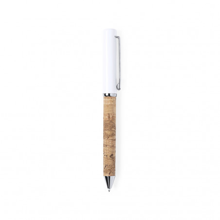 Penna con design in sughero in scatola per dettagli