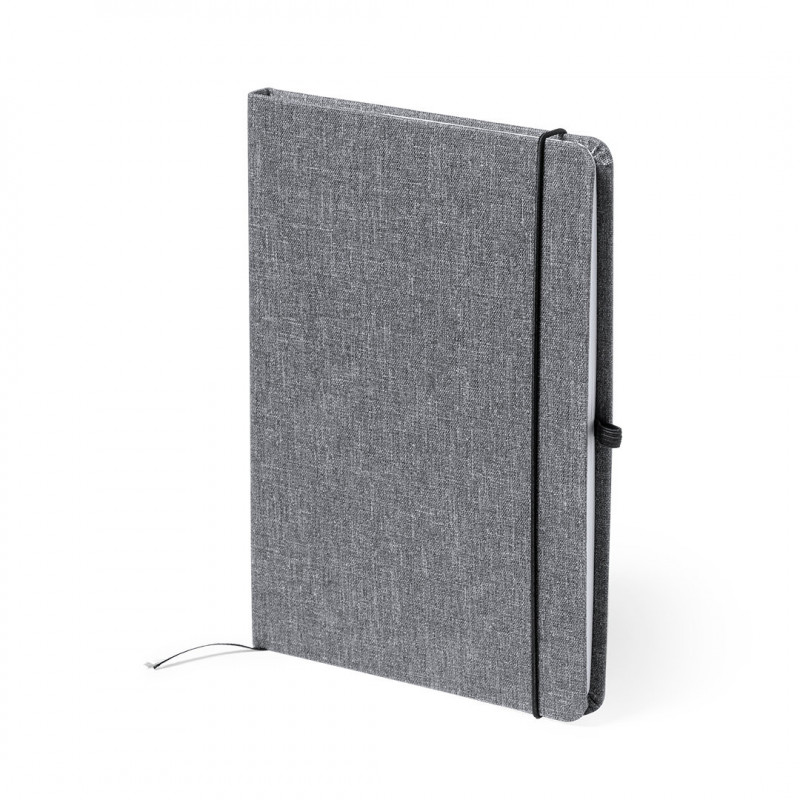 Bloc notes ECO con copertina rigida realizzati in RPET per dettagli
