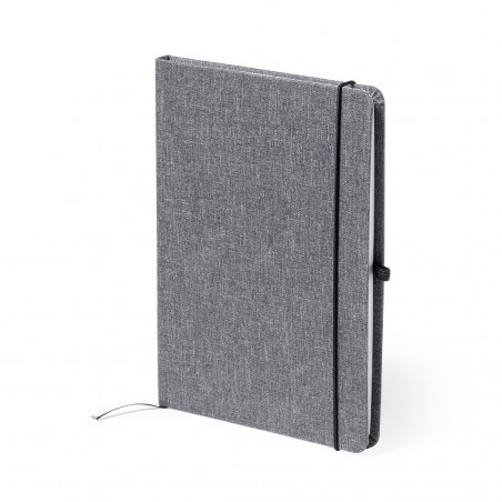 Bloc notes ECO con copertina rigida realizzati in RPET per dettagli