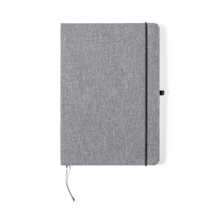 Bloc notes ECO con copertina rigida realizzati in RPET per dettagli