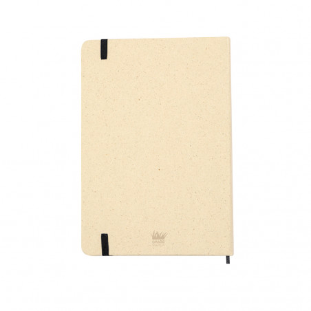 Blocco note ECO A5 con copertine rigide realizzato con erbe riciclate