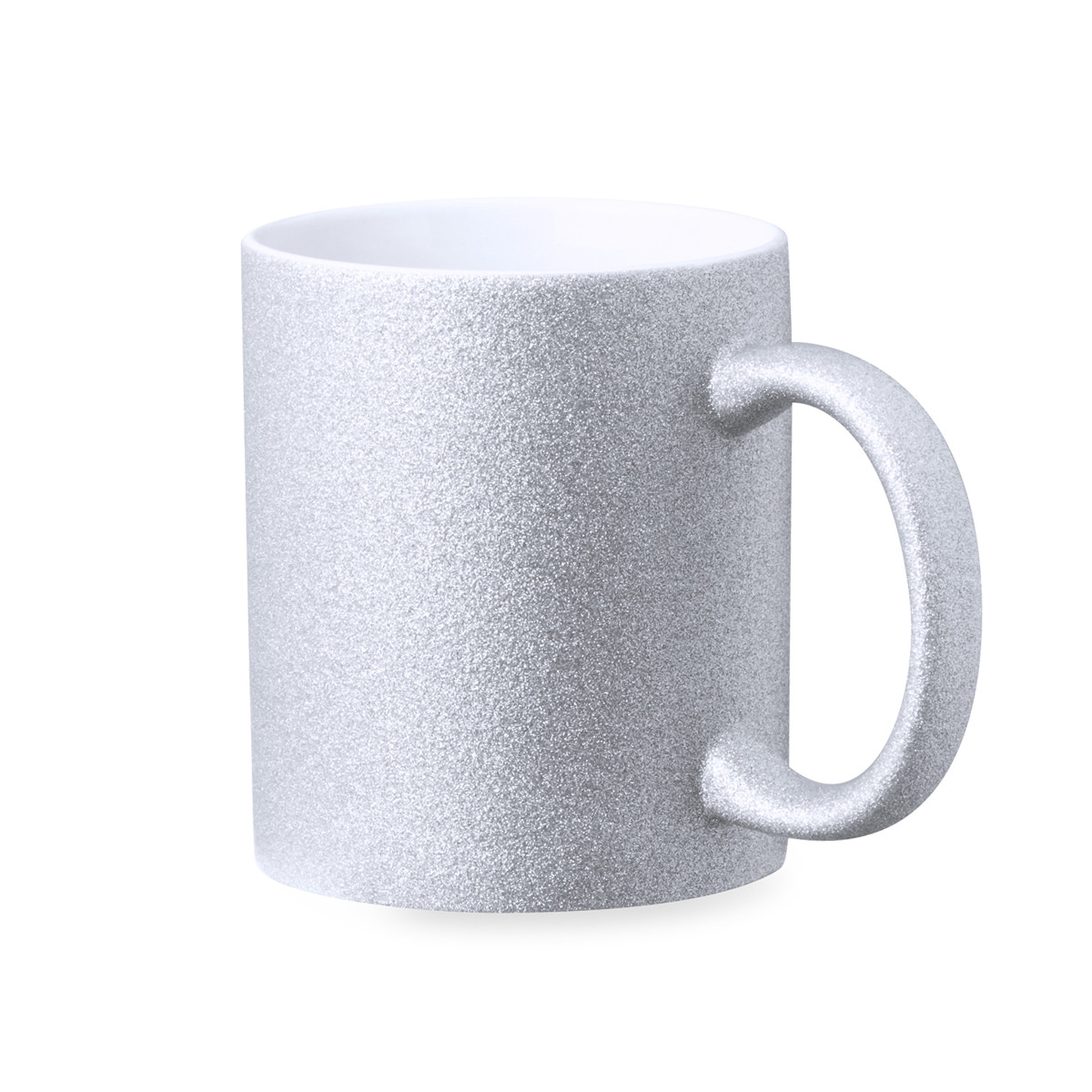Tazza di sublimazione in ceramica effetto glitter per dettagli eventi