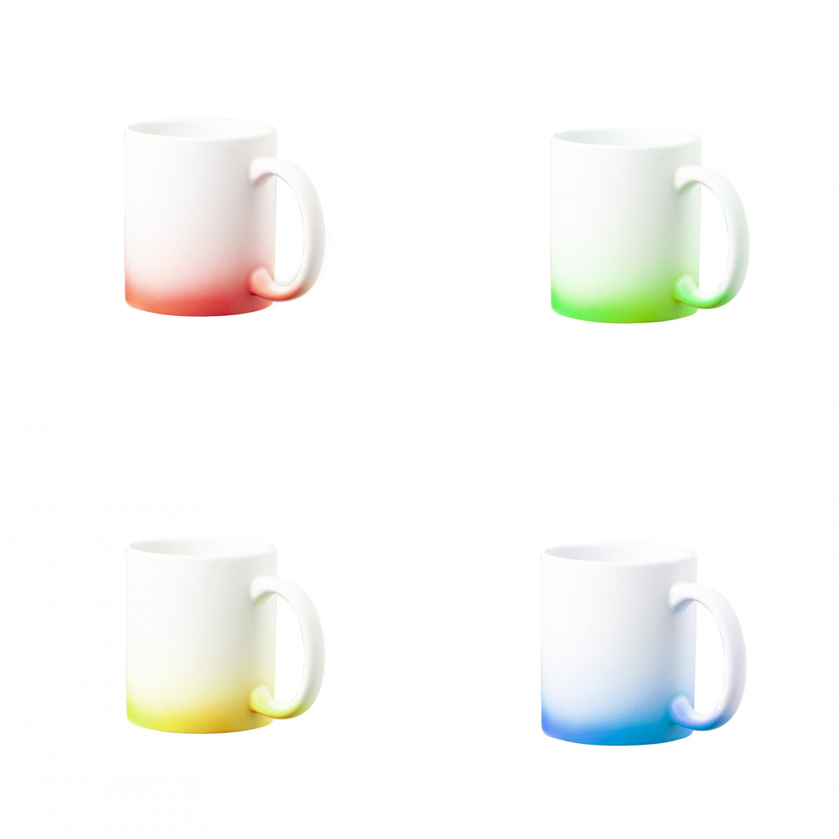 Tazza con finitura opaca per sublimazione nei colori per i dettagli dell'evento
