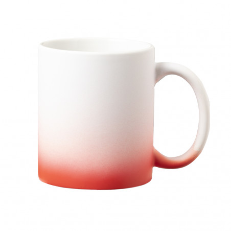 Tazza con finitura opaca per sublimazione nei colori per i dettagli dell'evento