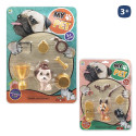 Set di giocattolo per animali domestici con accessori 7 pezzi