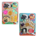 Set di giocattolo per animali domestici con accessori e casetta 10 pezzi
