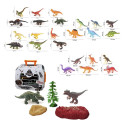 Dinosauro in valigetta con accessori