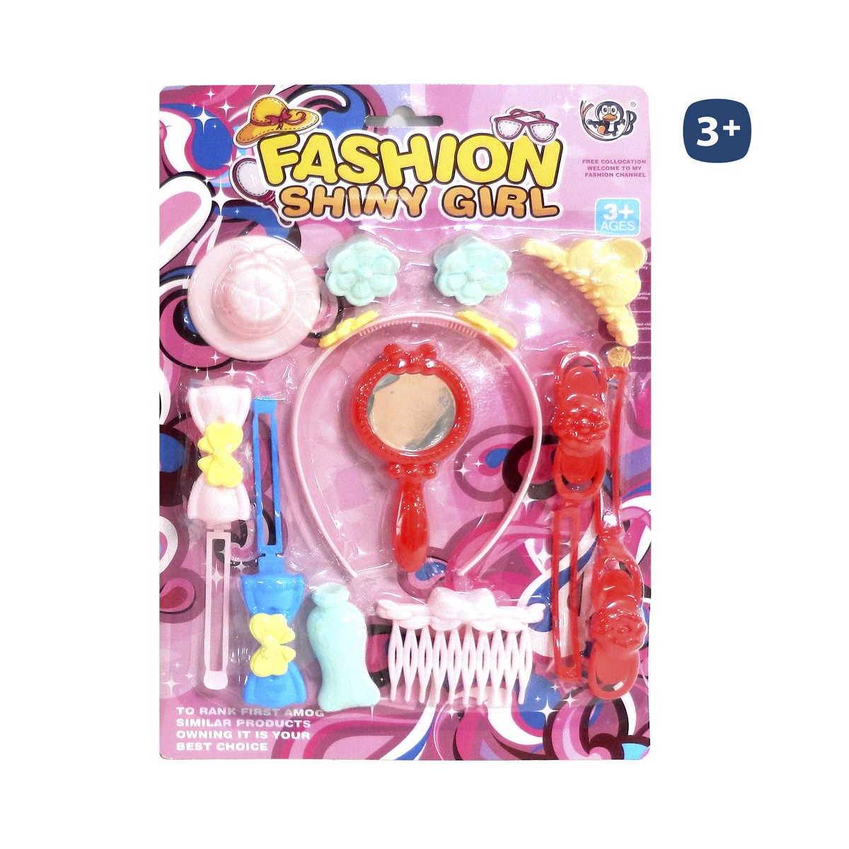 Set di bellezza con accessori moda per parrucchieri