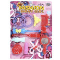 Set di bellezza con accessori moda per parrucchieri