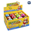 Pallina in foam design faccina simpatica con emoticoni