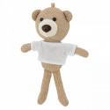 Orsetto di peluche personalizzato con cono di dolci in busta di carta per bambini per compleanni