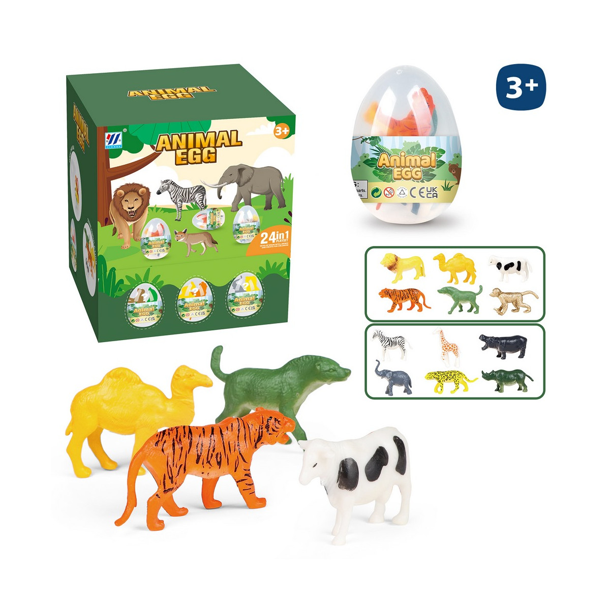 Uova sorpresa di animali selvatici da regalare