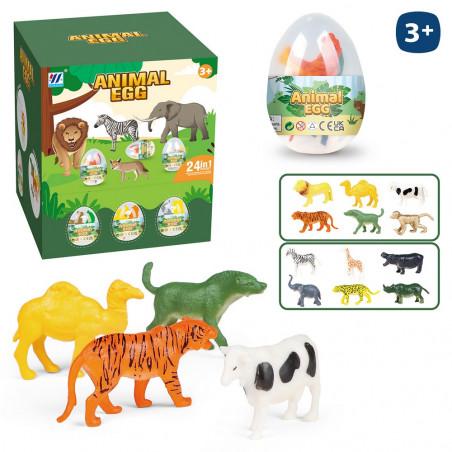 Uova sorpresa di animali selvatici da regalare