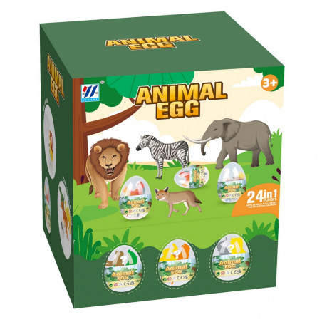 Uova sorpresa di animali selvatici da regalare