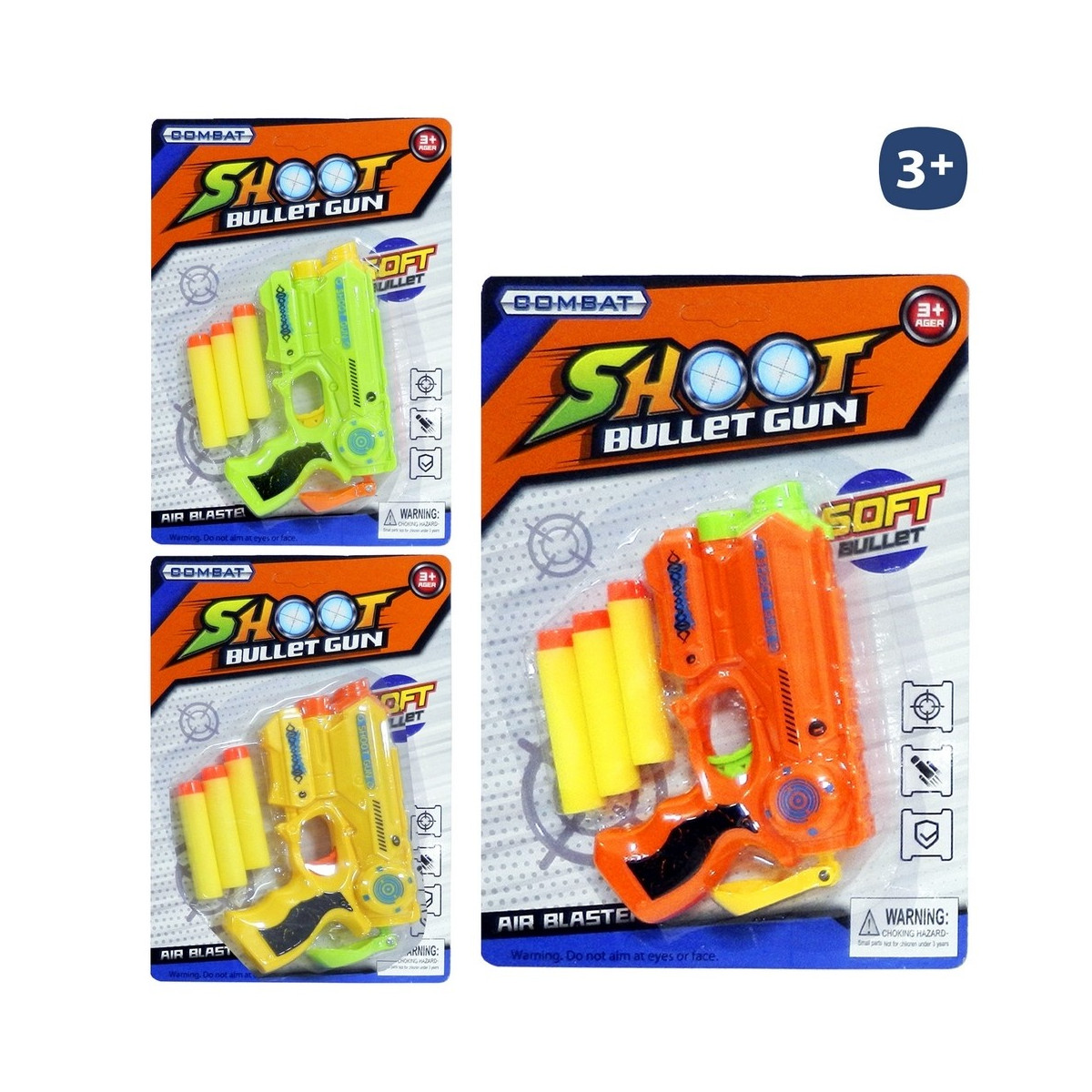 Pistola lancia dardi colori vivaci per giocare