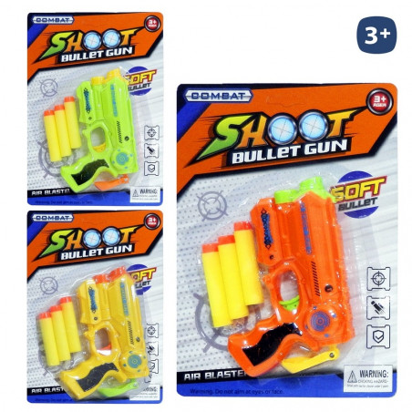 Pistola lancia dardi colori vivaci per giocare