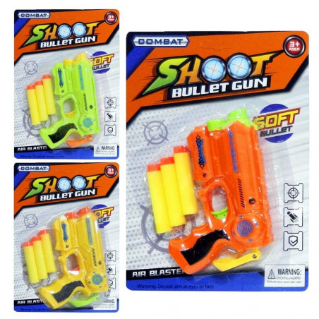 Pistola lancia dardi colori vivaci per giocare