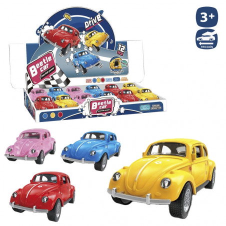 Auto stile vintage beetle scarabeo a frizione da regalare