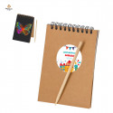 Quaderno magico con adesivo personalizzabile per dettagli infantili