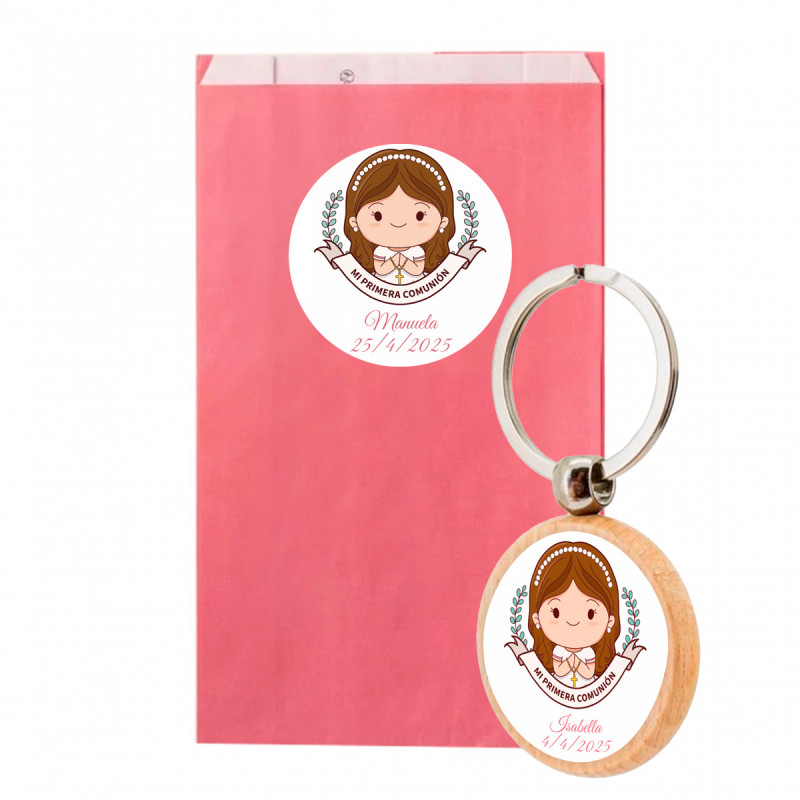 12 Portachiavi Con Ancora + Sacchetti Organza + Etichette - Bomboniere Battesimo, Comunione, Regali Ringraziamento - Foto 12