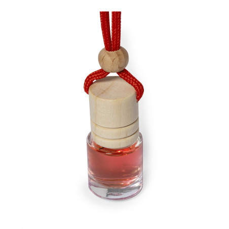 Deodorante con cordino rosso con adesivo personalizzabile per dettagli prima comunione
