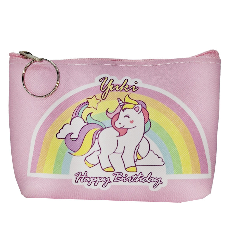Borsa di compleanno unicorno rosa