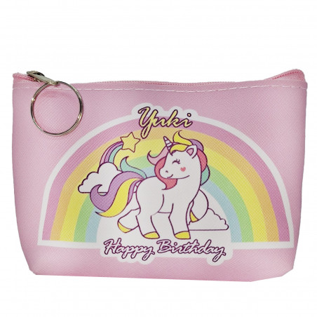 Borsa di compleanno unicorno rosa
