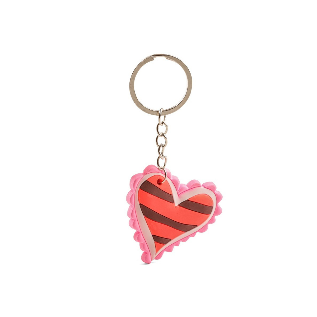 Portachiavi a forma di cuore