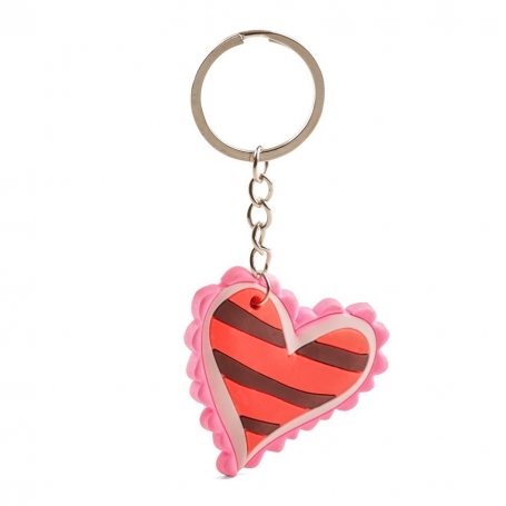 Portachiavi a forma di cuore