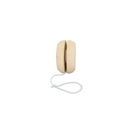 Yoyo di legno con adesivo prima comunione bambina da regalare