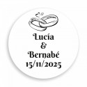 Torcia penna rossa led con adesivo fedi per dettagli di matrimonio