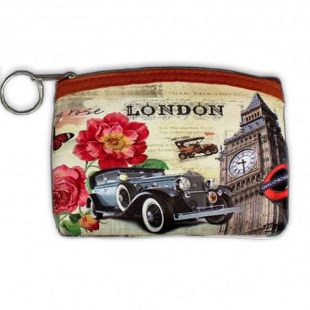 Borsa vintage con chiusura a cerniera