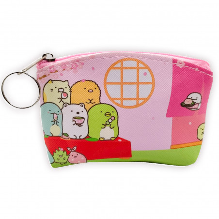 Borsa kawaii con chiusura a cerniera e anello per appenderla