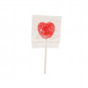 Maxi gessetti colorati in scatola con adesivo 5 cm compleanno e lecca-lecca alla fragola da regalare