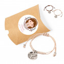 Bracciale di comunione in astuccio kraft personalizzabile da regalare