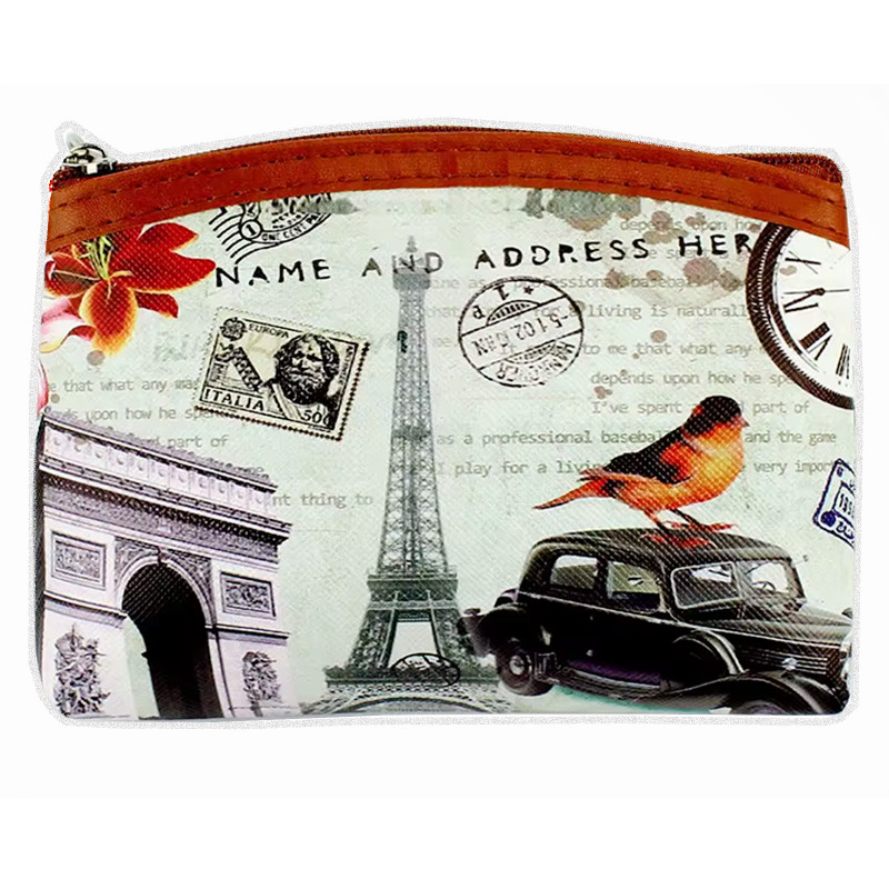 Borsa vintage con cerniera Paris