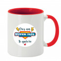 Tazza con stampa a sublimazione sei un super papà da regalare