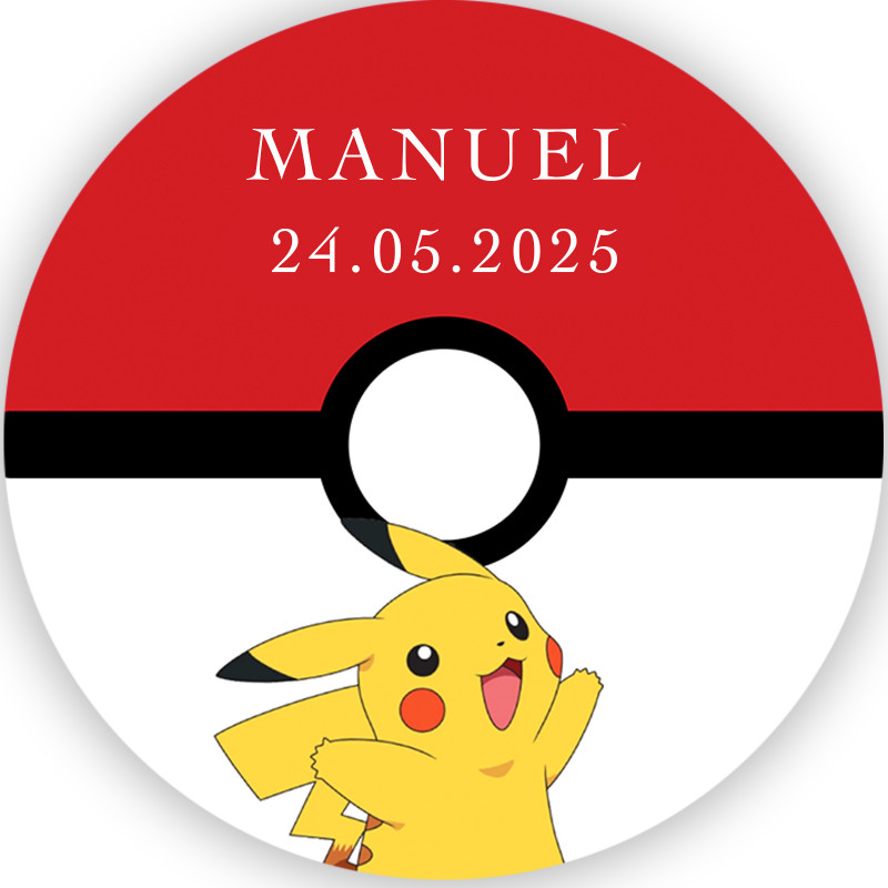 Adesivo pokemon 5cm per personalizzare dettagli