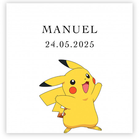 Adesivo pokemon 5x5cm trasparente per personalizzare dettagli