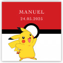 Adesivo 5x5 cm Pokémon per personalizzare dettagli