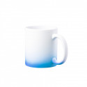Tazza in sublimazione finitura opaca con gradiente blu personalizzata per dettagli di comunione per bambino