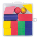 Gioco di abilità con pezzi di legno con adesivo natalizio personalizzabile e sacchetto regalo