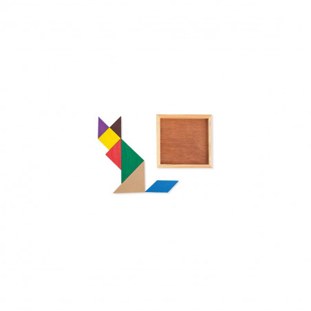 Puzzle di legno in scatola con adesivo personalizzato di fumetto supereroe per dettagli