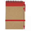 Quaderno con penna e adesivo personalizzato natalizio per dettagli