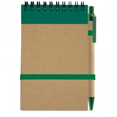 Quaderno con penna con adesivo design dinosauro per dettagli