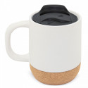 Tazza termica in ceramica con adesivo natalizio personalizzato per dettagli