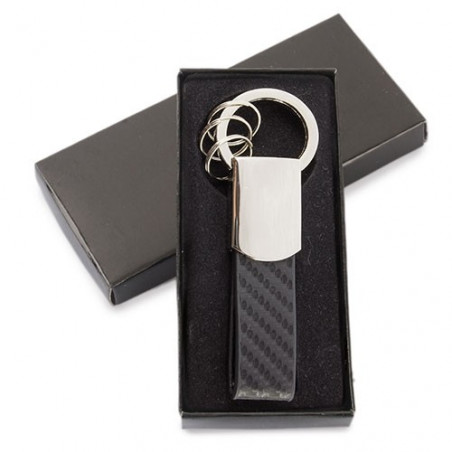 Portachiavi elegante in scatola di presentazione personalizzata per regalo di nozze