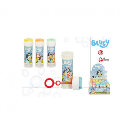 Pompero bluey in busta con simpatico adesivo di compleanno personalizzabile per dettagli